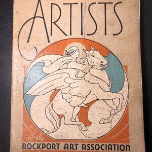 Artists of Rockport Art Association Book - Cape Ann, MA Signed by Kitty Parsons